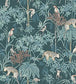 Wild Jungle Wallpaper - Green
