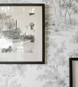 Countryside Morning Room Wallpaper 2 - Gray