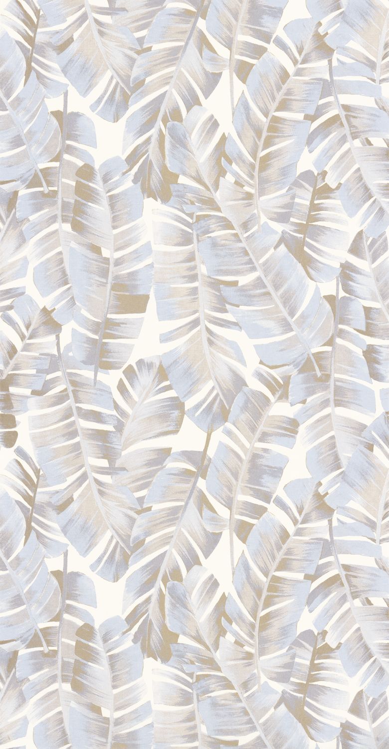 Folium Wallpaper - Silver
