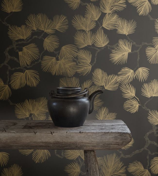 Pine Room Wallpaper - Yellow