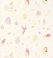 Tropical Nursey Wallpaper - Pink
