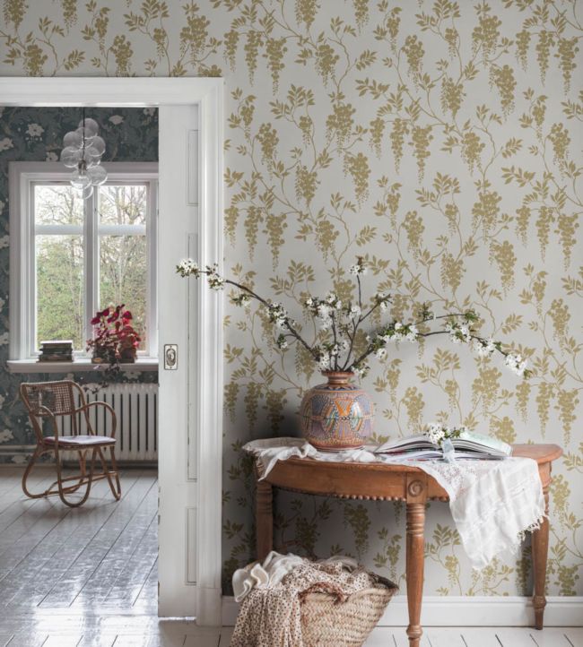 Hedvig Room Wallpaper - Yellow