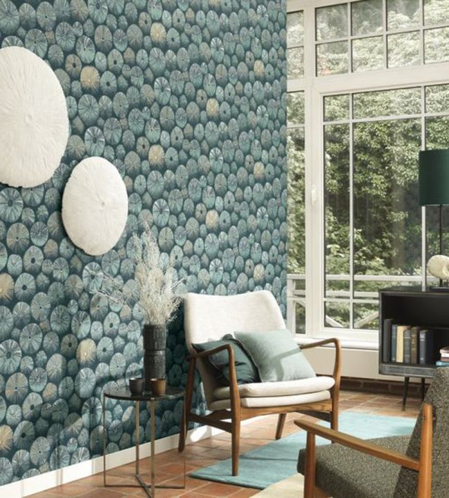 Achinos Room Wallpaper - Blue