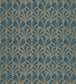 Palmette Wallpaper - Teal 