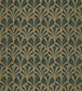 Palmette Wallpaper - Blue 