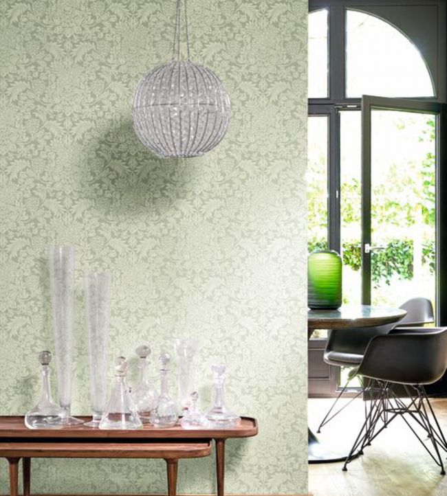 Adorn Room Wallpaper - Green
