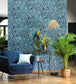 Folium Room Wallpaper - Blue