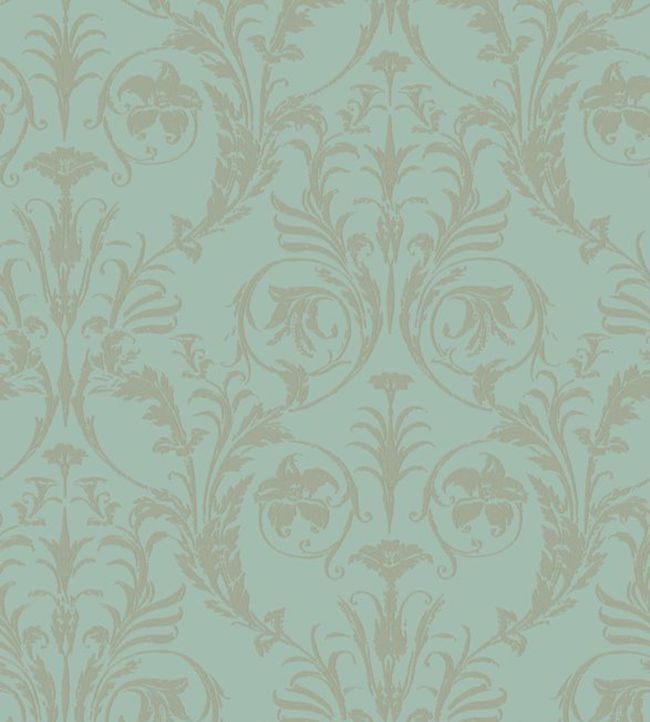 Trianon Wallpaper - Teal 