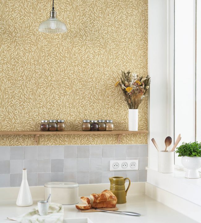Willow Room Wallpaper - Sand