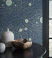 Orbit Room Wallpaper - Blue
