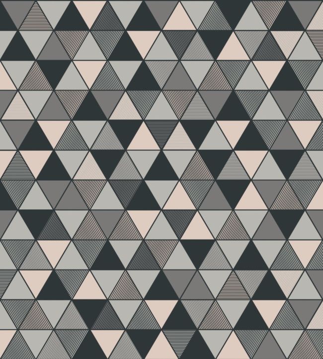 Triangular Wallpaper - Gray