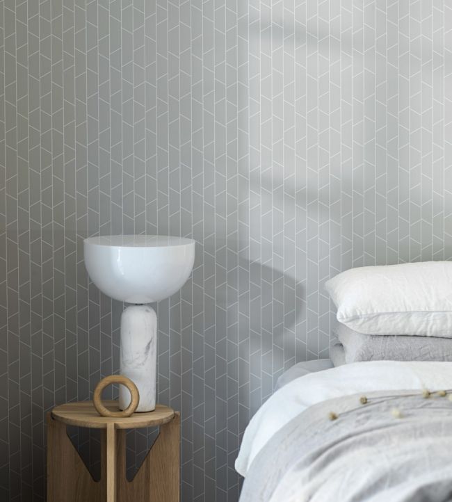 Angle Room Wallpaper - Gray