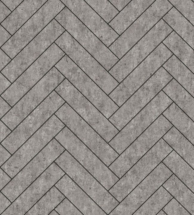 Raw Tiles Wallpaper - Gray