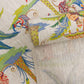 Exotic Monkey Parasol French Linen Room Fabric 3 - Green