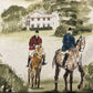 Crosby Hunting Horse & Hound | Double Width Room Fabric 2 - Multicolor