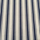 Vintage Deck Stripe Navy 100% Cotton Room Fabric