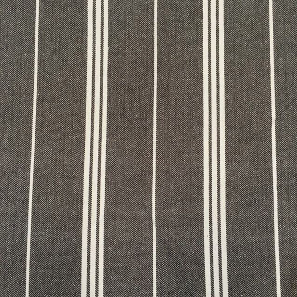 A2 Charcoal Stripe Room Fabric