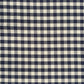 Gingham Check - Navy Blue Fabric