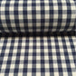 Gingham Check - Navy Blue Room Fabric