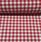 Gingham Check - Red Room Fabric