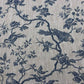 Isabelle Bird Blue Toile Linen Room Fabric