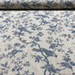 Isabelle Bird Blue Toile Linen Room Fabric