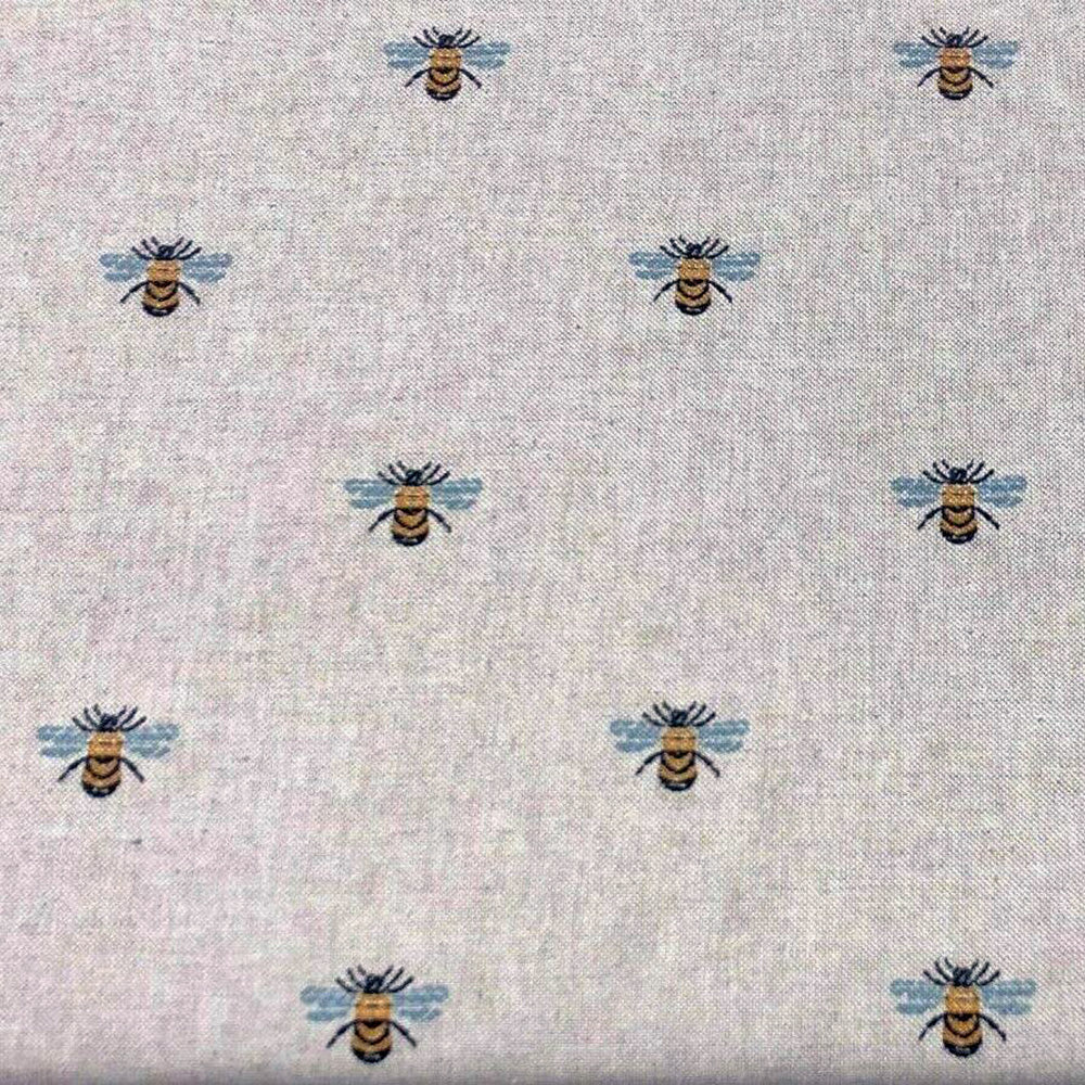 French Bee Linen Fabric - Gray