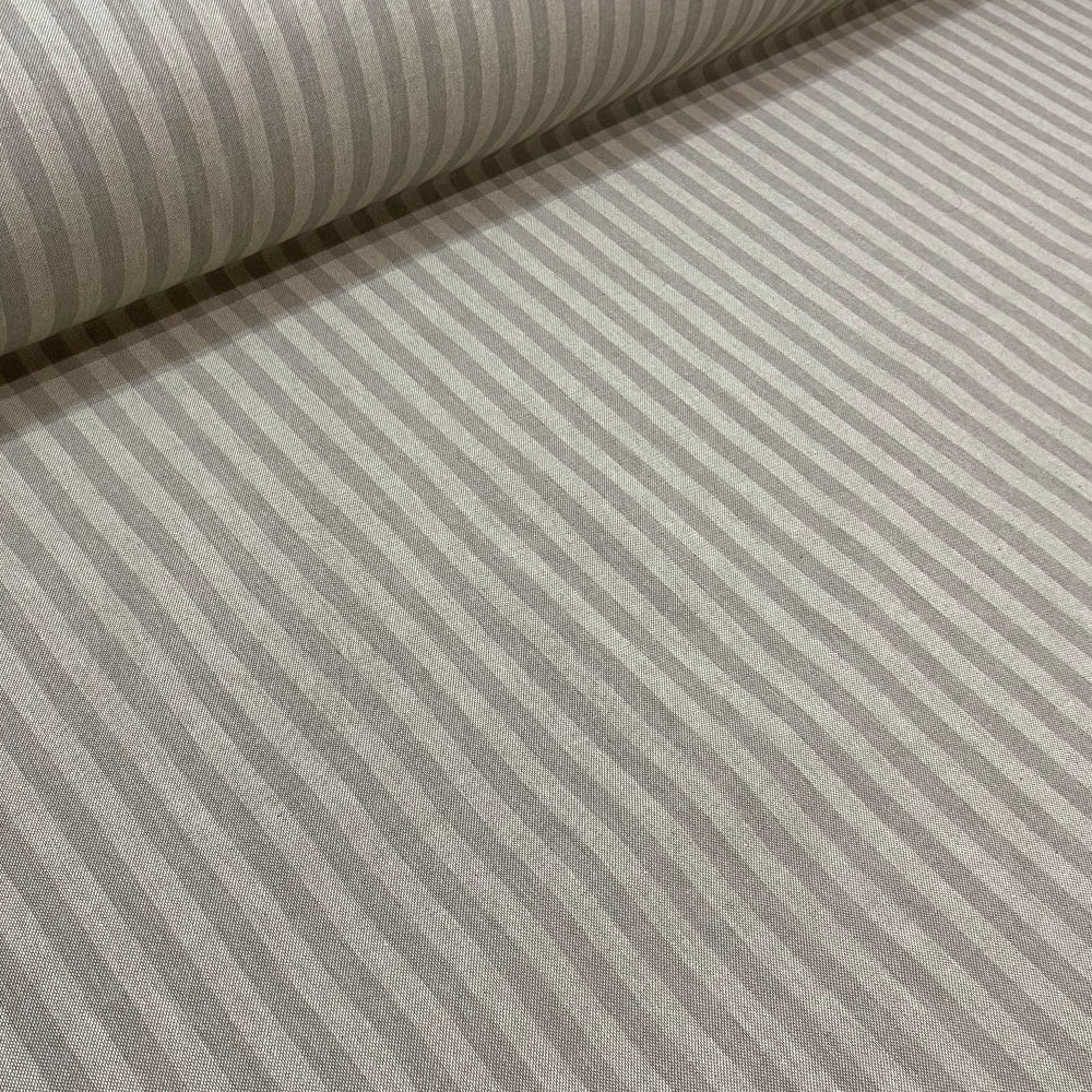 Stanford Stripe in Dove Grey Fabric