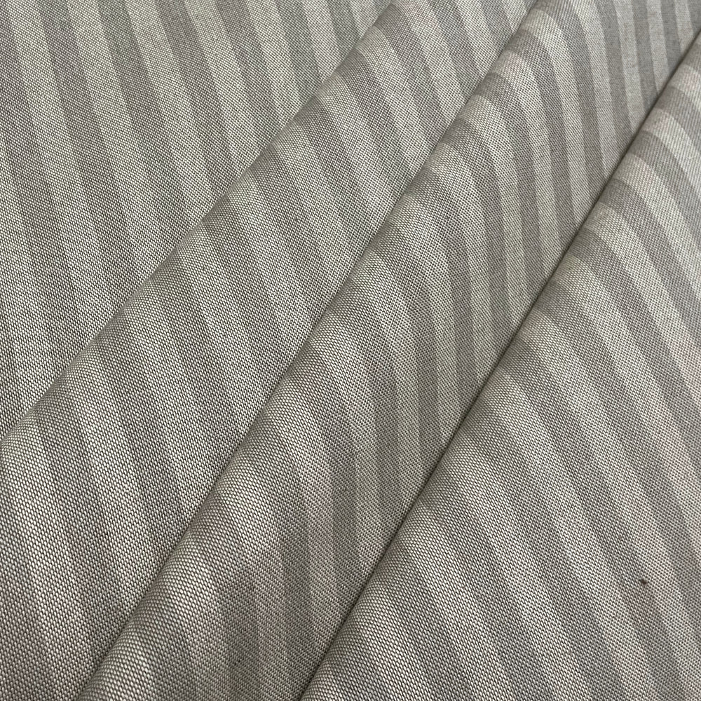 Stanford Stripe in Dove Grey Room Fabric