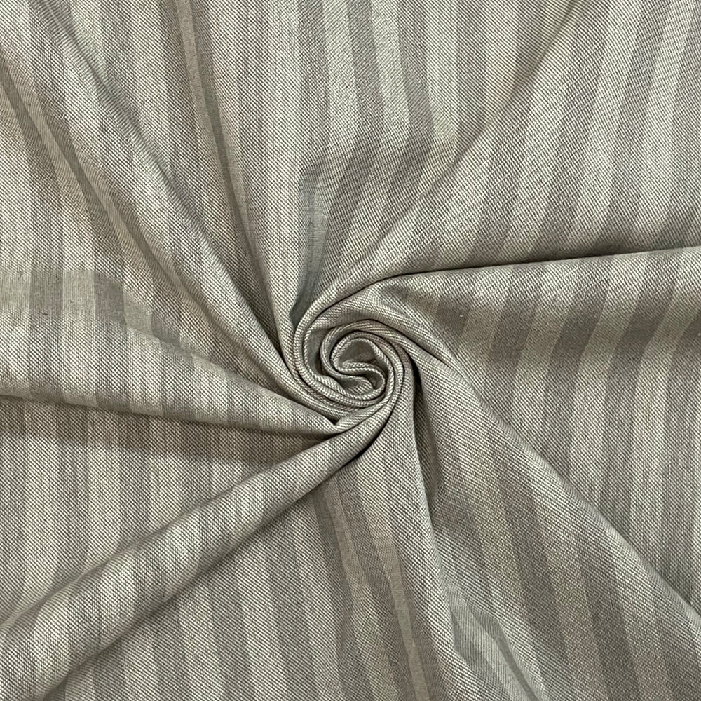 Stanford Stripe in Dove Grey Room Fabric