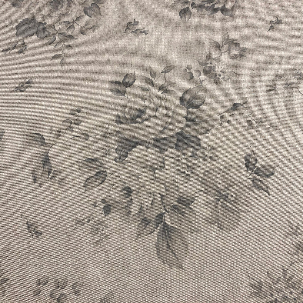 Dorothy Rose Dove Grey Double Width Room Fabric