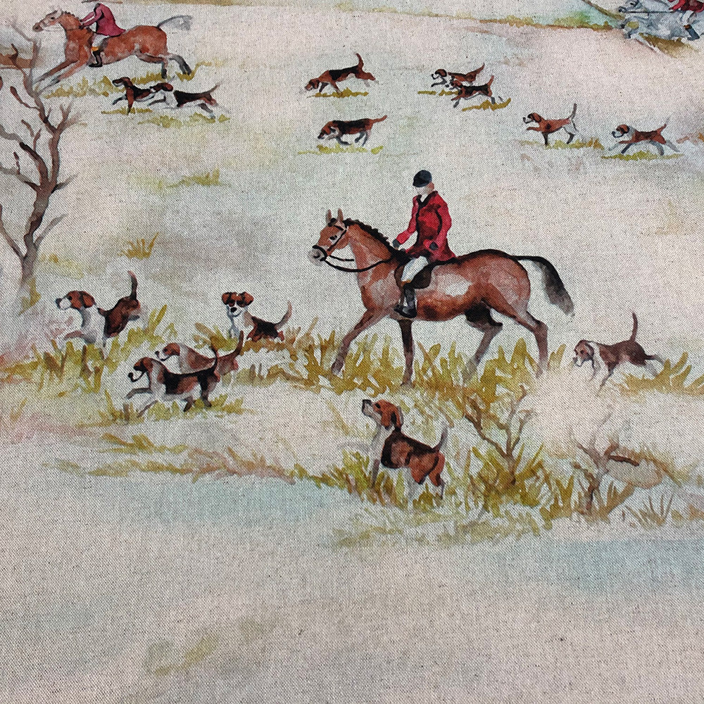 The Hunt Double Width Fabric - Multicolor