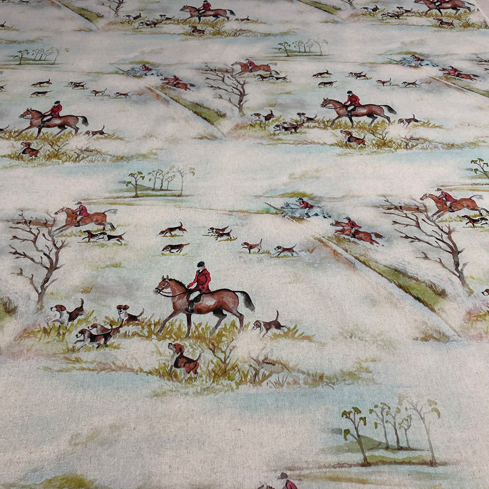 The Hunt Double Width Room Fabric - Multicolor