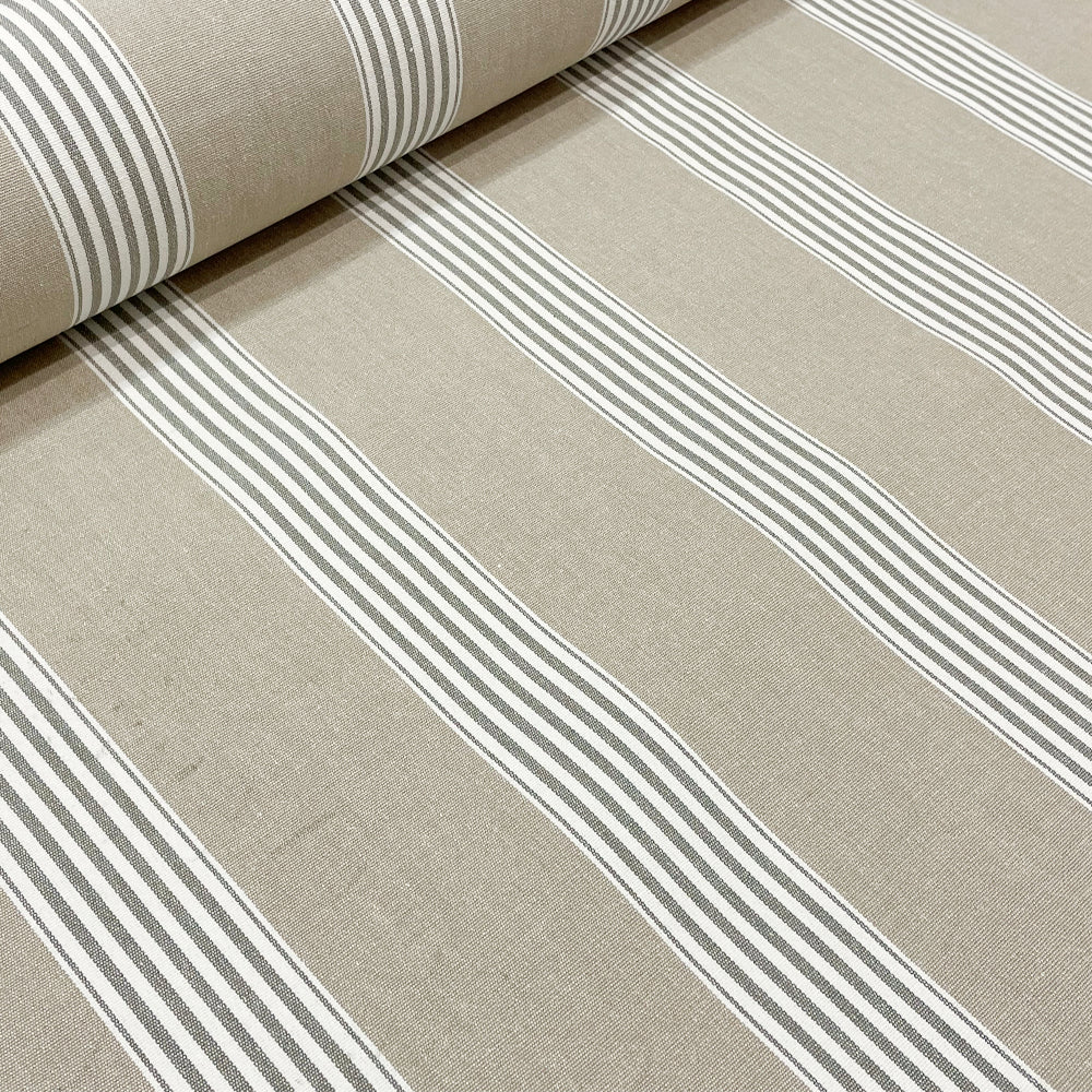 March Stripe Bayish Fabric