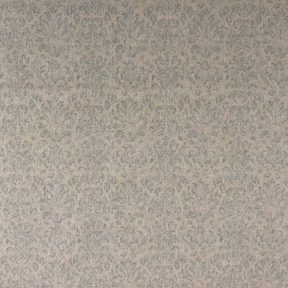 Noble Heraldic in Blue Room Fabric