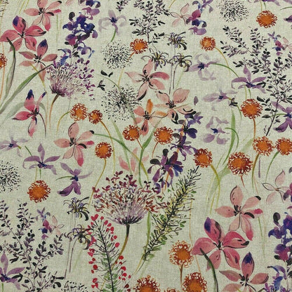 The Meadow in Pink Fabric