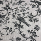 Isabelle Bird Charcoal Toile Linen Fabric