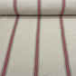 Donan Stripe Red Room Fabric