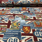 Good Old Blighty Fabric | Double Width Room Fabric 4 - Blue