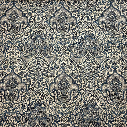 Stof Noble Linen Fabric | Blue Fabric