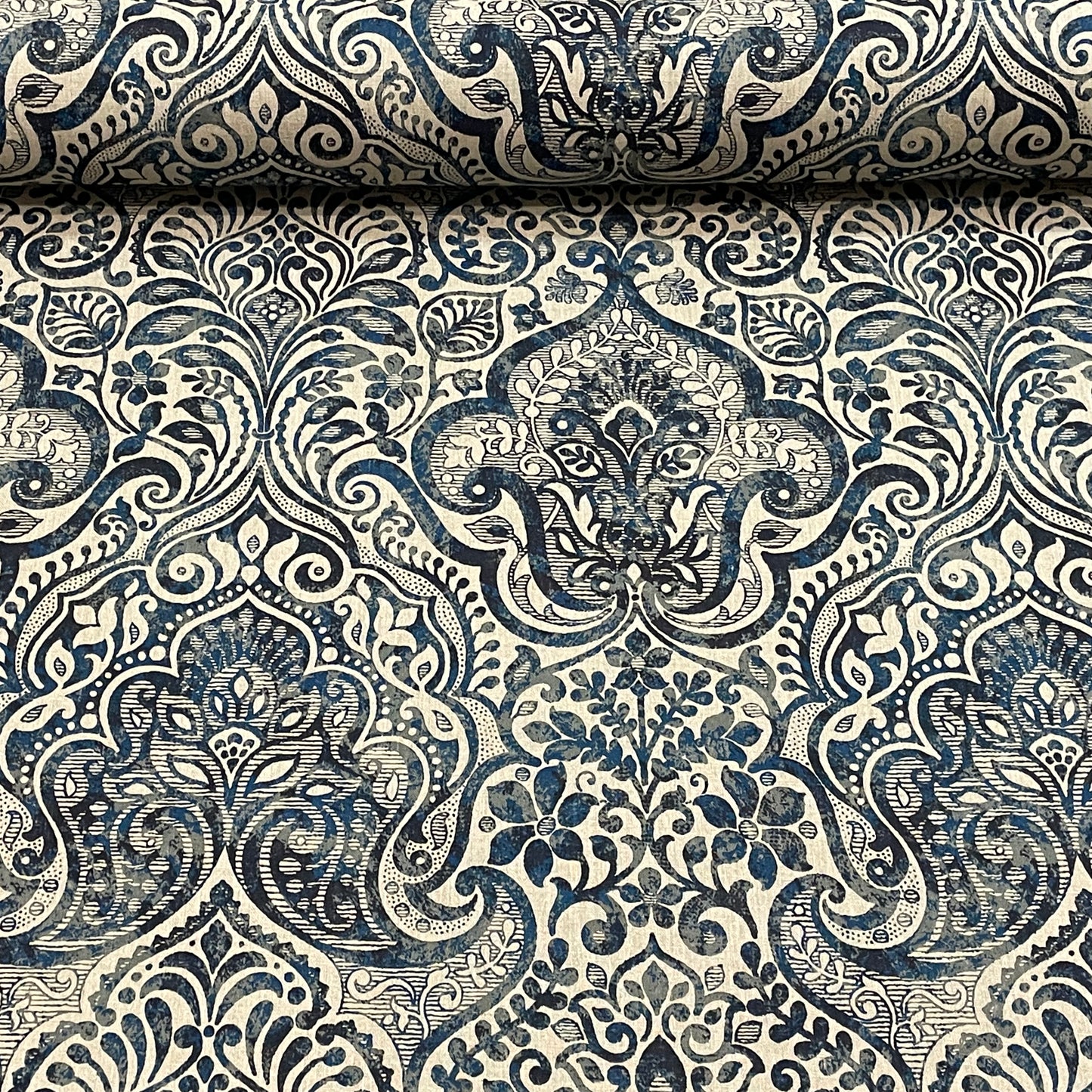 Stof Noble Linen Fabric | Blue Room Fabric