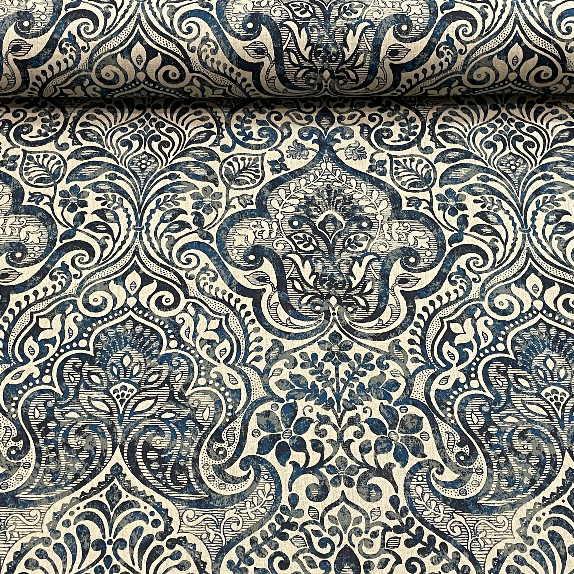 Stof Noble Linen Fabric | Blue Room Fabric
