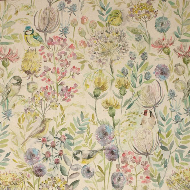 Voyage Maison Morning Chorus Linen Fabric - Multicolor