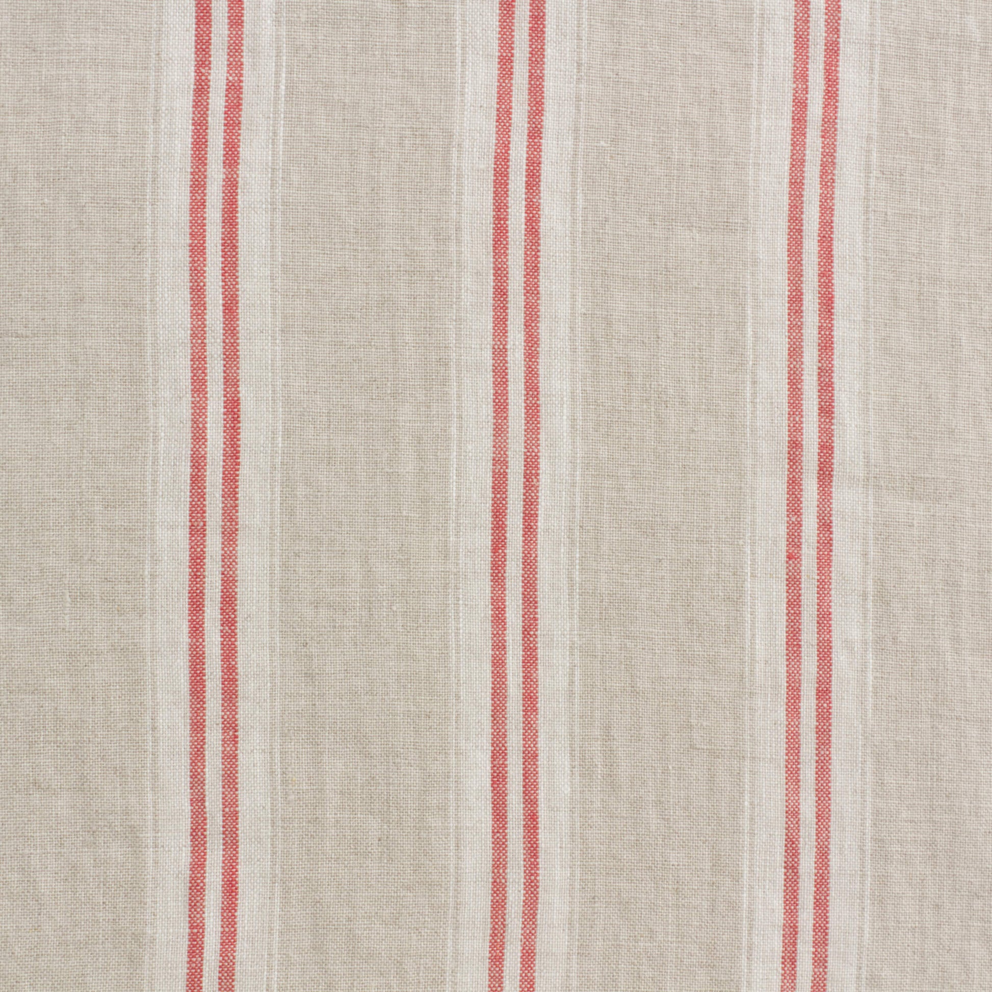 Oslo Stripe Red Room Fabric