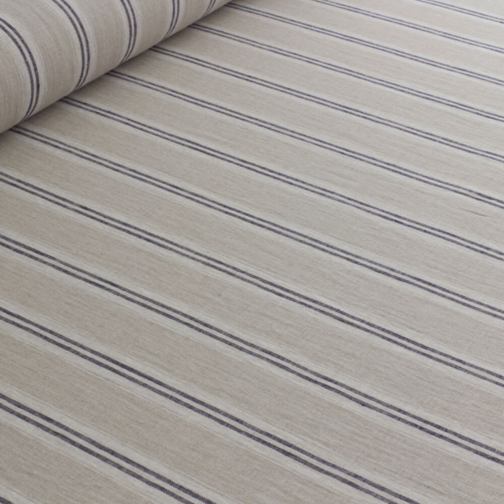 Oslo Stripe Indigo Room Fabric