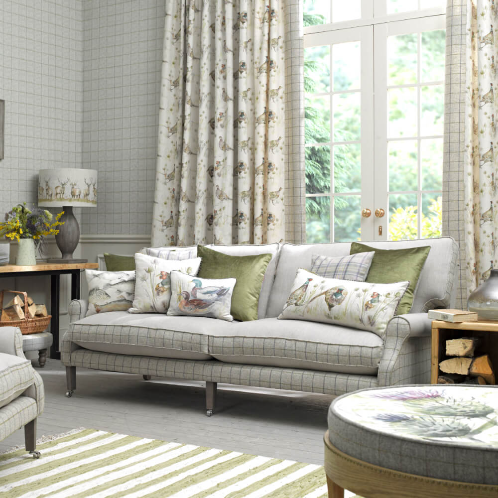 Voyage Maison Bowmont Pheasant Room Fabric