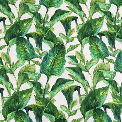 Tropical Foliage Outdoor Fabric Washable Fabric - Green