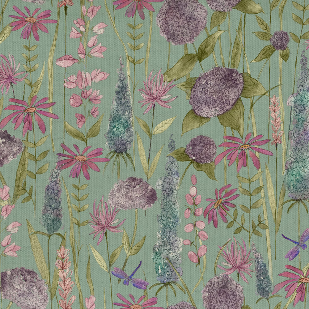 Voyage Maison Florabunda Verde Fabric