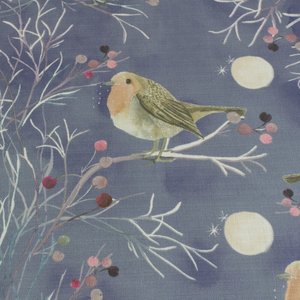 Voyage Maison Festive Robin Dusk Room Fabric