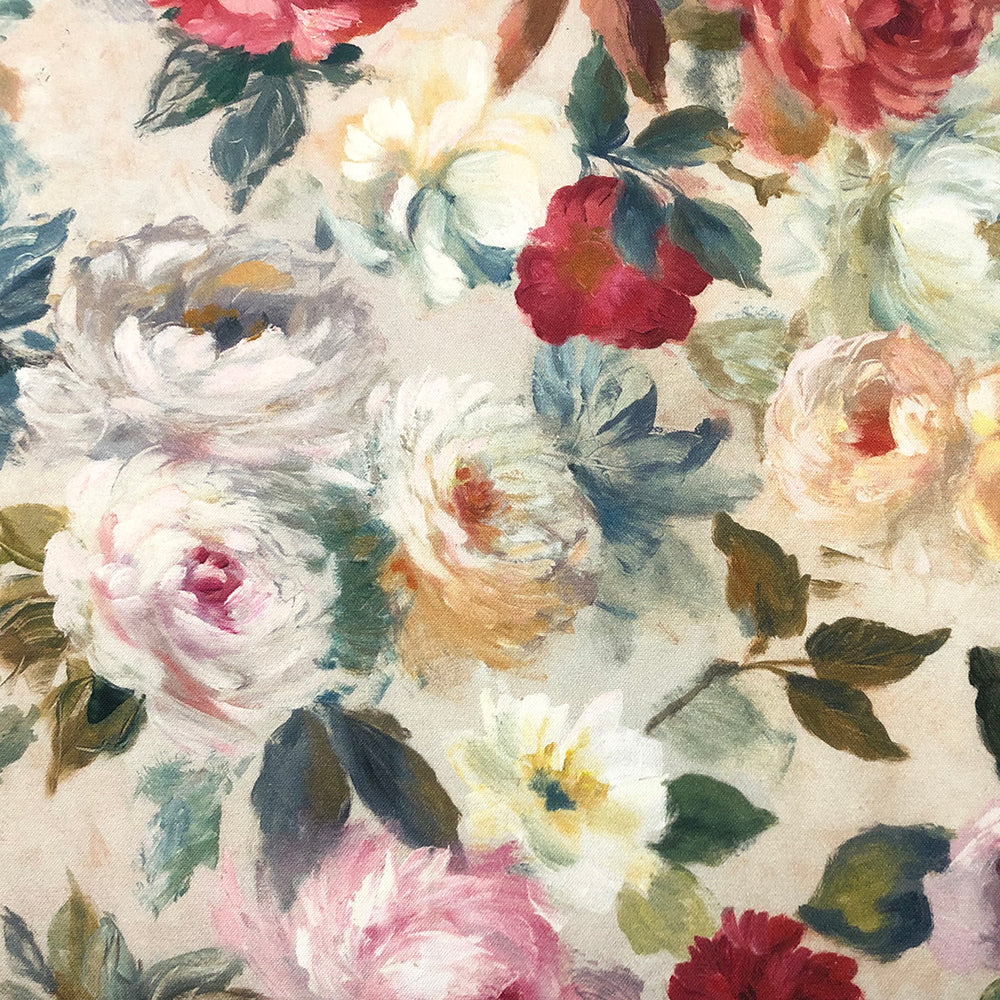 Rose Meadow Floral Room Fabric - Multicolor